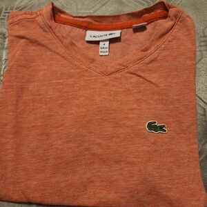 Lacoste t-shirt orange size 4